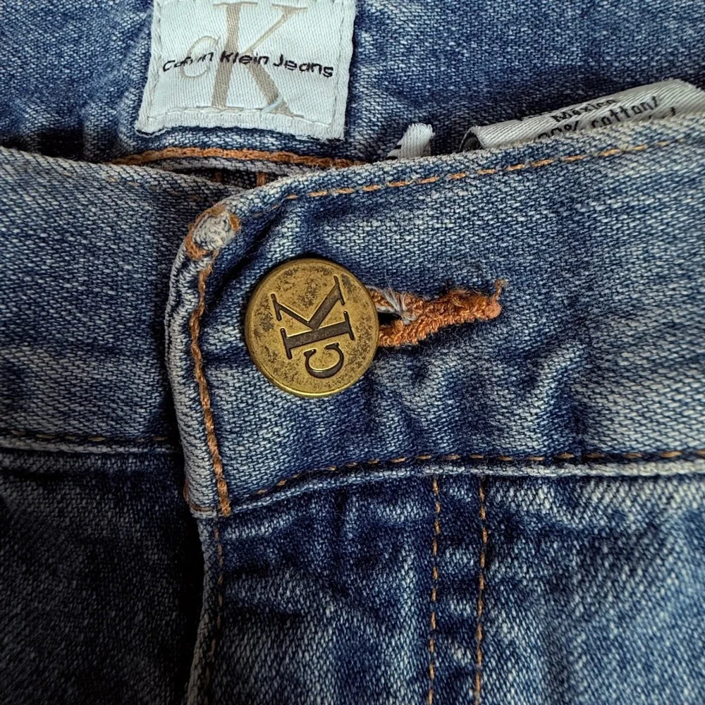 Y2K Calvin Klein Jeans Women Sz 11 Light Wash True Boot Cut Classic Denim Pants - Picture 4 of 10